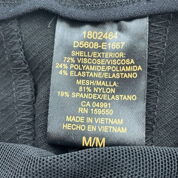 Dalia Womens Black Slim Fit Pants M With Tummy Control Panel NWT 4976 - Picture 3 of 9